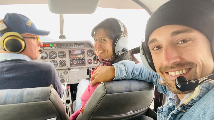 Fritzi und das Flugzeug